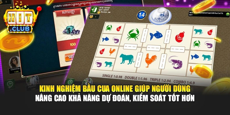 Kinh nghiệm Bầu Cua online giúp người dùng nâng cao khả năng dự đoán, kiểm soát tốt hơn